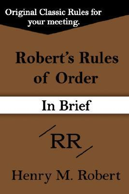 Cover for Robert's Rules Of Order