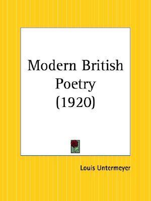 Cover for Modern British Poetry