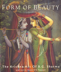 Cover for Form of Beauty: The Krishna Art of B.G. Sharma