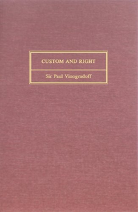 Cover for Custom and Right