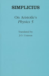 Cover for On Aristotle's "on Physics 5"