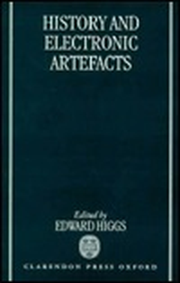 Cover for History and Electronic Artefacts