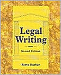 Cover for Legal Writing