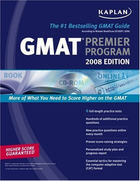 Cover for Kaplan GMAT 2008 Premier Program