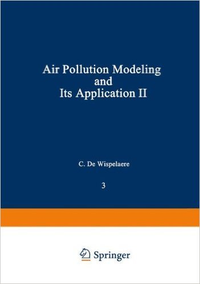 Cover for Air Pollution Modeling and Its Application II